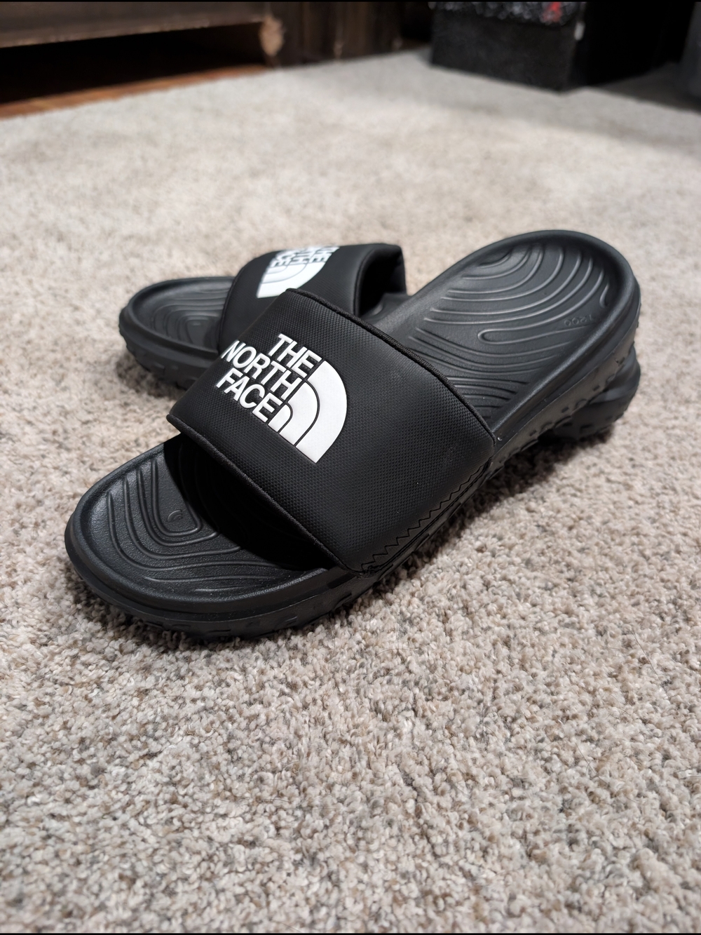 The North Face Never Stop Black Slide Sandals NWOT